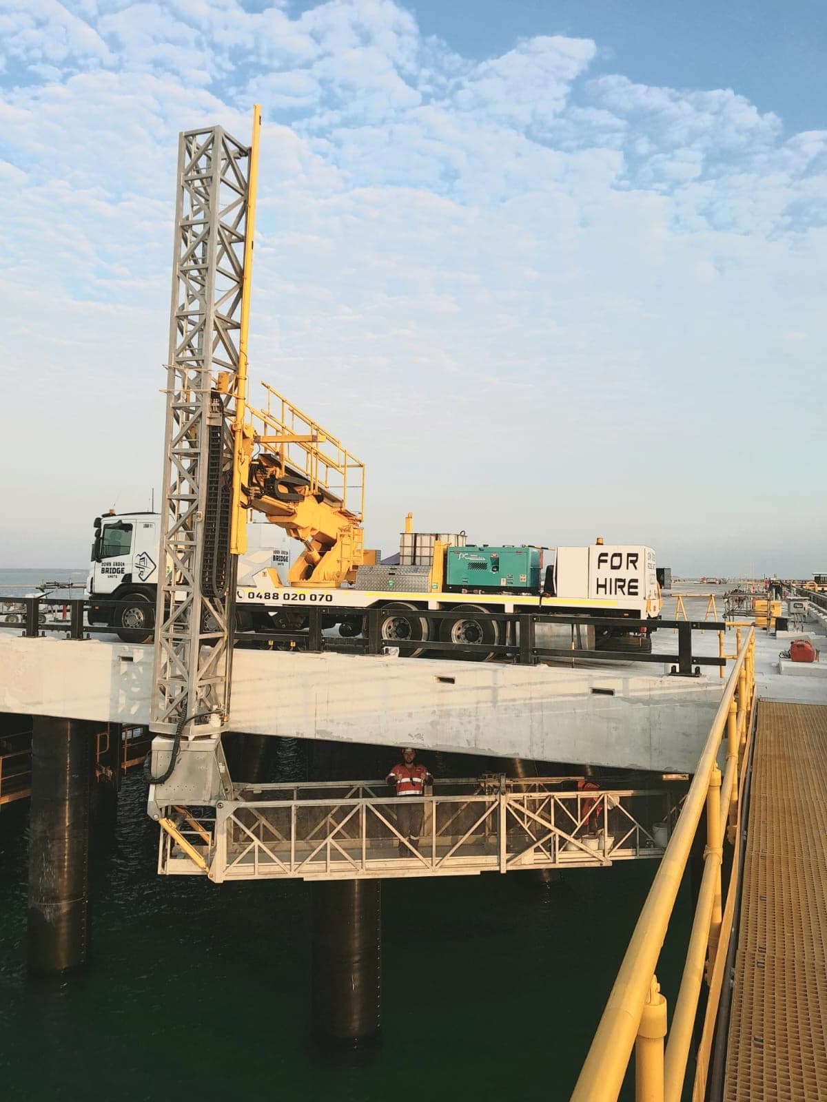 Wharfs structure access example
